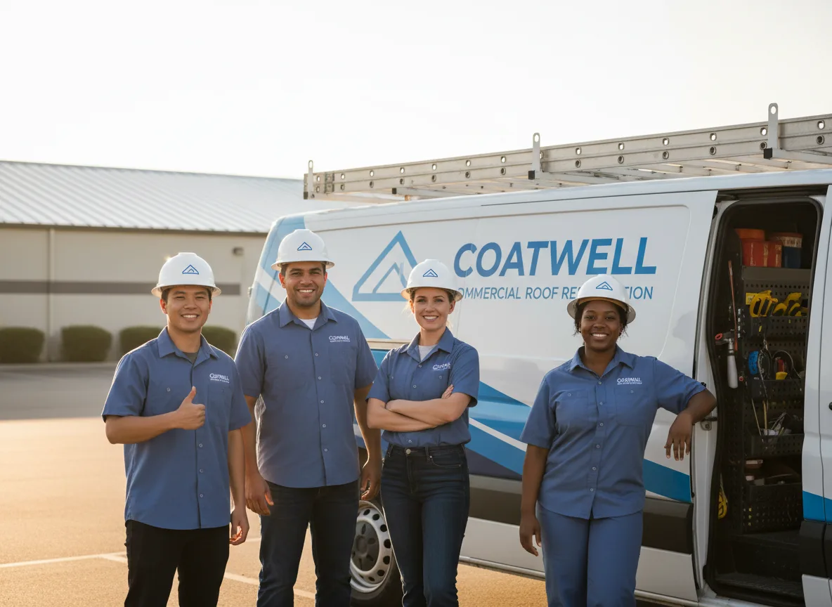 Commercial roof coating company in Hermon, NY
